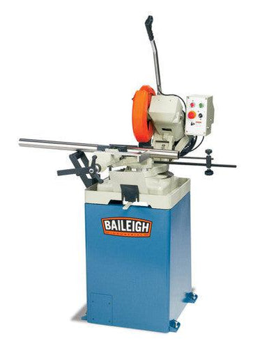 Baileigh Industrial - 220V 1Phase European Style Manually Operated Cold Saw 12.5