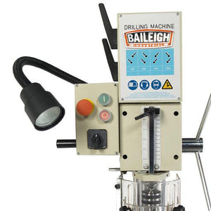 Baileigh Industrial - 110V Gear Driven Drill Press  Manual Feed  1" Mild Steel Drilling Capacity