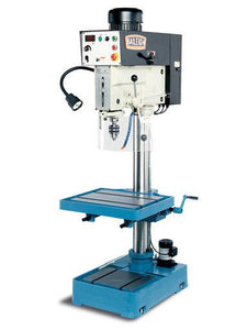 Baileigh Industrial - 220V 1Phase Inverter Driven Drill Press  Manual Feed 1-1/4" Mild Steel Drilling Capacity
