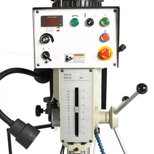 Baileigh Industrial - 220V 1Phase Inverter Driven High Speed Drill Press. 1-1/4" Mild Steel Drilling Capacity