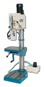 Baileigh Industrial - 220V 3Phase Gear Driven Drill Press Power Feed 1-1/2" Mild Steel Drilling Capacity
