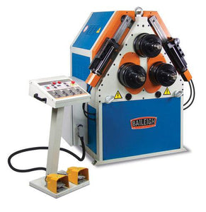 Baileigh Industrial 220V 3Phase 60Htz Hydraulic Double Pinch Roll Bender w/Hydraulic Guide Rolls