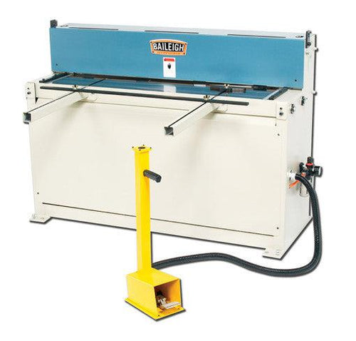 Baileigh Industrial - Air Powered Shear, 52' Length, 16 Gauge Mild Steel Capacity, 20 Strokes Per Minute