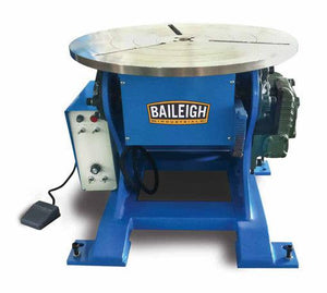 Baileigh Industrial - 110V 19.5" Welding Positioner, 1100 lbs Capacity and 90 degrees