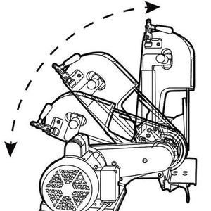 Baileigh Industrial - 110V 1.5HP Two Wheel Belt Grinder.  2" Belt Width  48" Belt Length