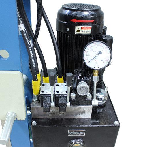 Baileigh Industrial - 220V 1Phase 30/15 Ton Hydraulic H-Frame Press, 9.5" Stroke