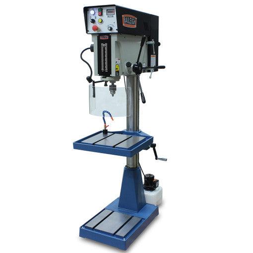 Baileigh Industrial - 220V 1Phase Variable Speed (VFD) Drill Press  Manual Feed 1-1/16