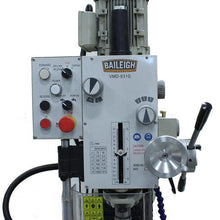 Load image into Gallery viewer, Baileigh Industrial - 110V Gear Driven Mill and Drill, Includes Stand, Coolant System, Work Light, Power X, and R8 Spindle