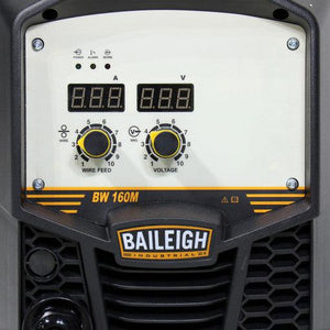 Baileigh Industrial - 120/230V 160A Dual Voltage Inverter Wire (MIG) Welder, Gas Ready with Regulator (CSA)