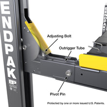 Load image into Gallery viewer, BendPak HDSO-14AX Four-Post Alignment Lift Package with RJ7W Rolling Jacks and Airline Kit (5175901)