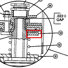 Load image into Gallery viewer, Binks 41-279 CLOSING PLATE ASSM - item 53 highlighted in the Binks PARTS LIST (When ordering, please specify PART NO.) parts diagram