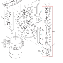 Load image into Gallery viewer, Binks 80-611 SG2+ Oscillating Agit ASY SG2 - item 55 highlighted in the Binks part sheet 77-2841 parts diagram