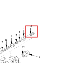 Load image into Gallery viewer, Graco C00020 Spring - highlighted in parts diagram