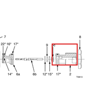 Load image into Gallery viewer, Graco C02044 Retainer, Outlet - highlighted in parts diagram