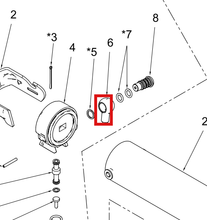 Load image into Gallery viewer, Graco C04071 Fitting, Swivwl,air Inlet - highlighted in parts diagram