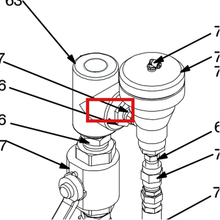 Load image into Gallery viewer, Graco C19660 FITTING,1-1/4X1/2 - item 66 highlighted in the Graco 308027EN-ZAD parts diagram