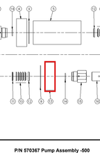 Load image into Gallery viewer, Graco C24023 Block,cylinder, Outer - highlighted in parts diagram