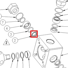 Load image into Gallery viewer, Graco C24029 Valve,4-way - highlighted in parts diagram