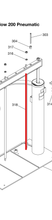 Load image into Gallery viewer, Graco C32402 Rod, Follower, Heated - highlighted in parts diagram