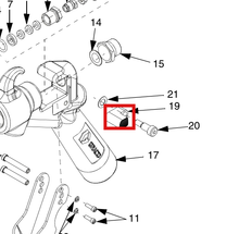 Load image into Gallery viewer, Graco C34009 Trigger - highlighted in parts diagram