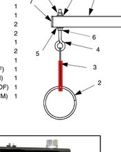 Load image into Gallery viewer, Graco C34132 Hanger, - highlighted in parts diagram