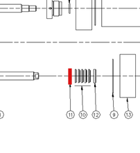 Load image into Gallery viewer, Graco C36244 Gland,male - highlighted in parts diagram