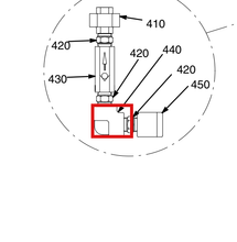 Load image into Gallery viewer, Graco C38324 Fitting,elbow,street - highlighted in parts diagram