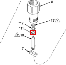 Load image into Gallery viewer, Graco C55134 Housing, Regulator - highlighted in parts diagram