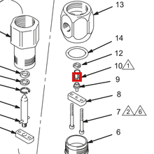Load image into Gallery viewer, Graco C55140 Stem, Valve Assy - highlighted in parts diagram