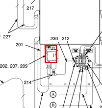Load image into Gallery viewer, Graco C55568 Switch, Assembly, Pressure - highlighted in parts diagram