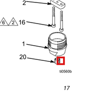 Load image into Gallery viewer, Graco C58312 Cylinder, Regulator - highlighted in parts diagram