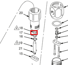 Load image into Gallery viewer, Graco C58314 Support, Seal - highlighted in parts diagram