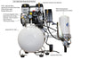 California Air Tools 10020HDCADC-22060 Ultra Quiet, Ultra Dry & Oil-Free Air Compressor with Drying System and Automatic Drain Valve