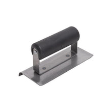 Load image into Gallery viewer, Marshalltown CE384P 6 X 3 Steel Concrete Edger3/8R, 1/2L-Curved Ends-Plastic Handle PALLETIZED (6/Pack)