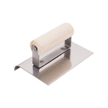 Load image into Gallery viewer, Marshalltown CE507S 6 X 4 SS Edger; 1/4R, 3/8L-Wood Handle (6/Pack)