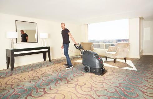 Viper 50000545 16", 9-gallon, self-contained carpet extractor, adjustable handle, 120 psi pump, 3-stage vac motor, Scrubber