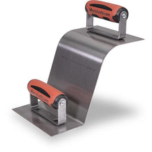 Load image into Gallery viewer, Marshalltown CG513SSD SS Curb &amp; Gutter Tool-DuraSoft Hdl 4" Top, 6" Face, 3" Btm; 3R Crb, 90 Degree Gtr