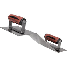 Load image into Gallery viewer, Marshalltown CG651SSD SS Curb &amp; Gutter Tool-DuraSoft Hdl 4" Top, 8" Face, 2 3/4" Btm; 3/4R Curb &amp; Gtr