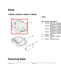 Load image into Gallery viewer, Graco CGMPB0 Module, Gca,gateway,pb - highlighted in parts diagram