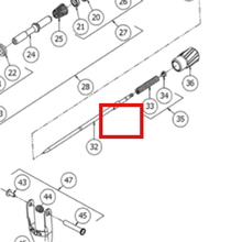 Load image into Gallery viewer, Carlisle 704405 Needle Spring Kit - item 35 highlighted in the Binks DV1 Basecoat Brochure 09-534-01 parts diagram