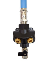 Load image into Gallery viewer, RapidAir FC2024V ComPRESSed Rigid Pipe Multiport Wall Outlet With Shutoff Has Bottom Moisture Drain - 1" Size Female (4x) 1/2" NPT