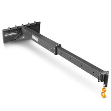 Load image into Gallery viewer, MechMaxx Adjustable Skid Steer Crane Jib Attachment, Manual Telescopic Manual Telescoping 6 FT - 10 FT, 5000 lbs Max Capacity, SSCJ50