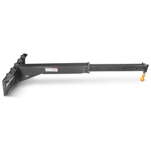 Load image into Gallery viewer, MechMaxx Adjustable Skid Steer Crane Jib Attachment, Manual Telescopic Manual Telescoping 6 FT - 10 FT, 5000 lbs Max Capacity, SSCJ50