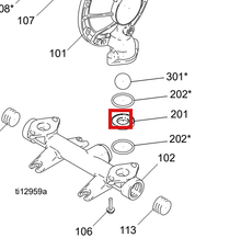 Load image into Gallery viewer, Graco D07GG7 Kit, Service, 1040 - highlighted in parts diagram