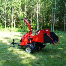 Load image into Gallery viewer, MechMaxx HONDA GX690 22HP 688cc Twin Cylinder Gasoline Engine Powered 7" Hydraulic Feeding Commerical Wood Chipper, DCH7