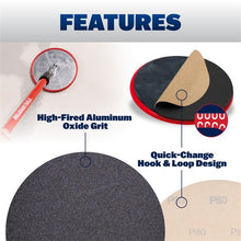 Load image into Gallery viewer, Marshalltown DISC80W Sanding Disc 80 Grit Wbt (14/Pack)