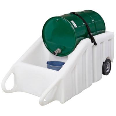 PIG® Poly Dispensing Drum Dolly with Rubber Wheels