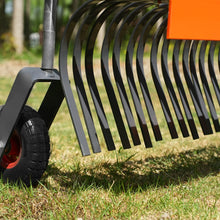 Load image into Gallery viewer, MechMaxx 84" Landscape Rake with Bolt-On Wheels &amp; 42 Tines 3 Point Hitch Tractor Attachment, LR84W