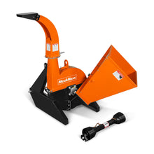 Load image into Gallery viewer, MechMaxx 3 Point PTO Wood Chipper Attachment For Tractors Up To 45HP (PTO Shaft Included), BX42S