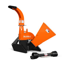 Load image into Gallery viewer, MechMaxx 3 Point PTO Wood Chipper Attachment For Tractors Up To 45HP (PTO Shaft Included), BX42S